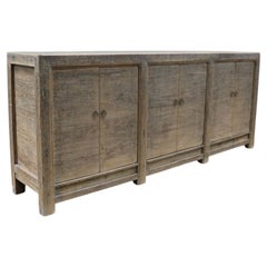 Antique Six-Door Buffet Cabinet, Shanxi, China