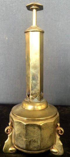 Antike Sechs-Loch-Tischplatte Zigarre Deutsch Cutter