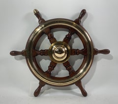 Antique Six Spoke Ships Wheel