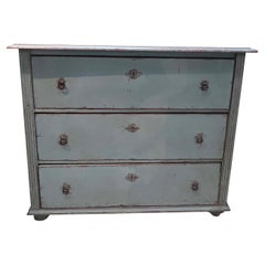 Antique Sky Blue Chest of Drawers