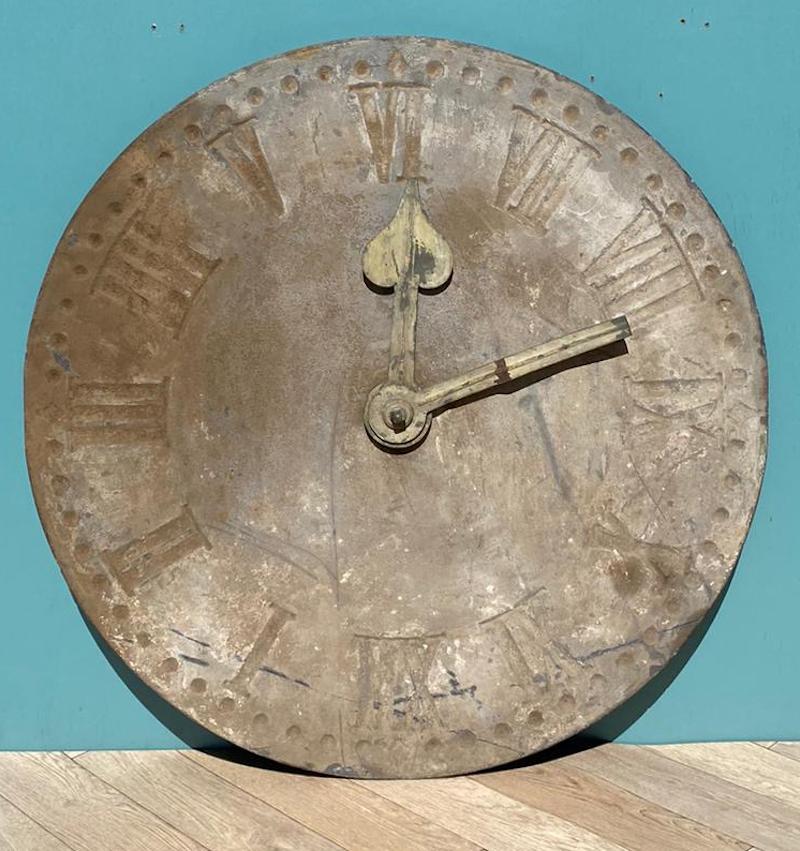 19th Century Antique Slate Clock Face