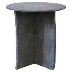 Antique Slate Side Table, France