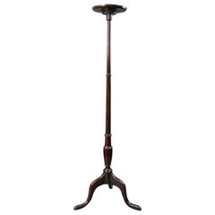 Antique Slender Georgian Mahogany Pedestal