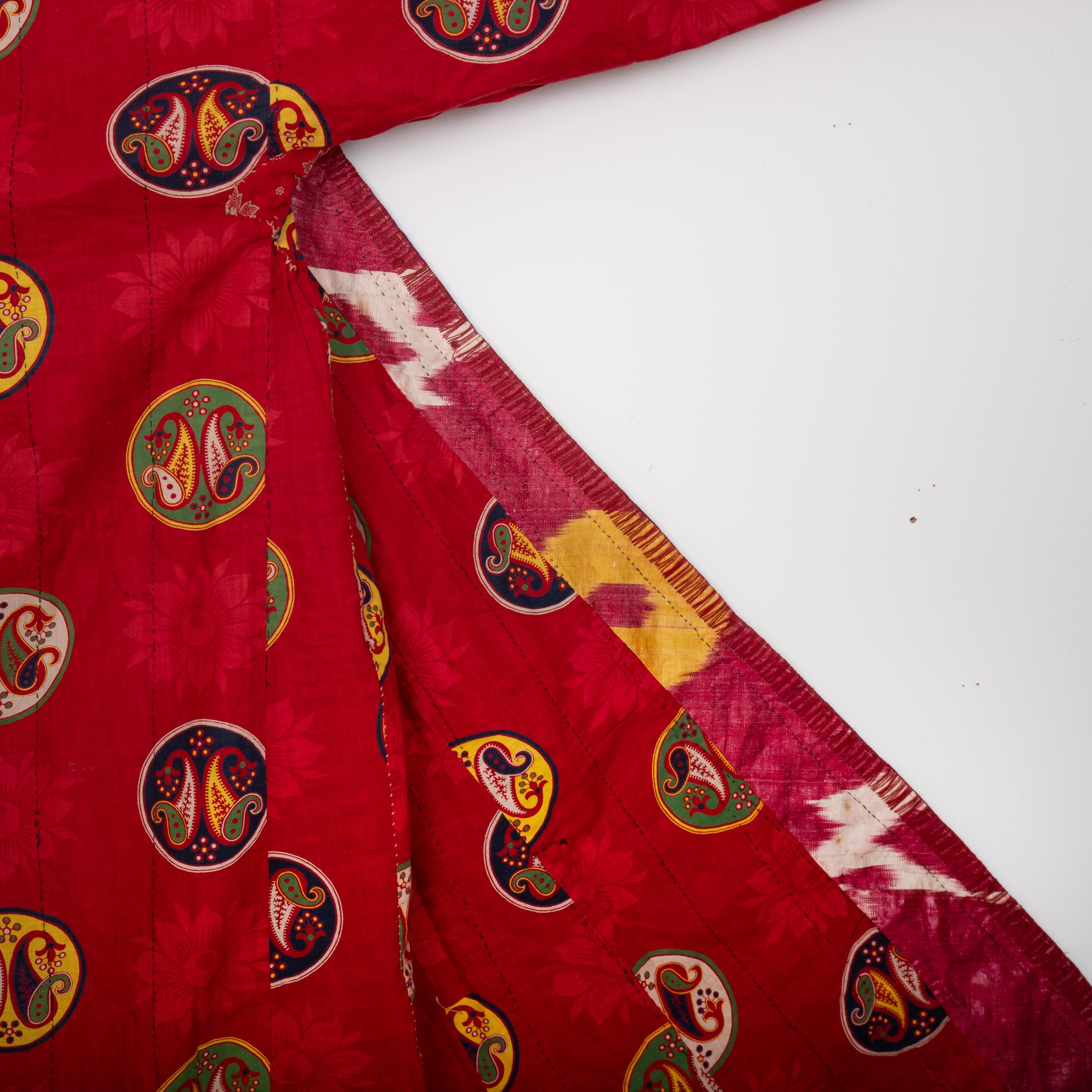 Antiker Samt Chapan, Usbekistan, Anfang 20. im Angebot 4