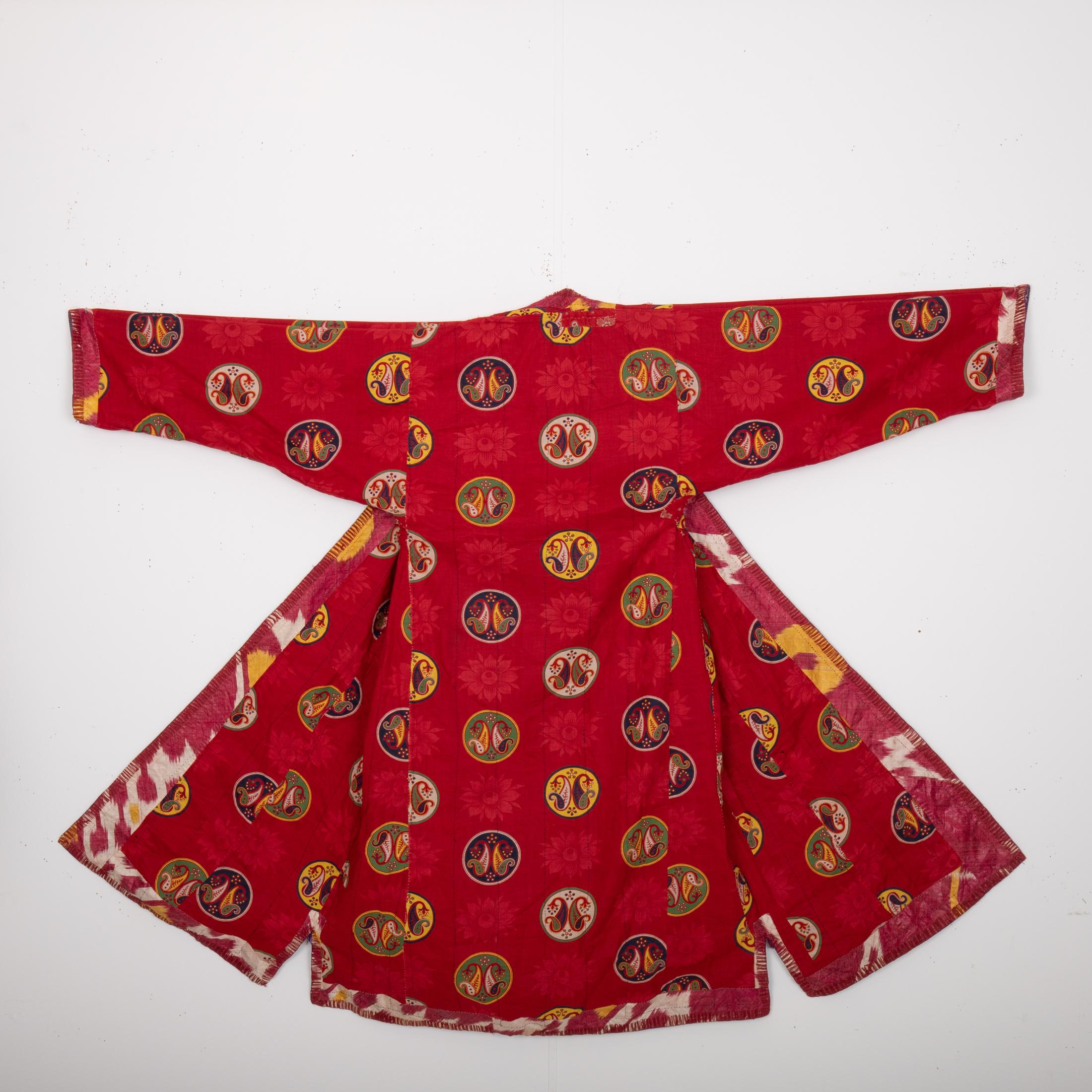 Antiker Samt Chapan, Usbekistan, Anfang 20. (Seide) im Angebot