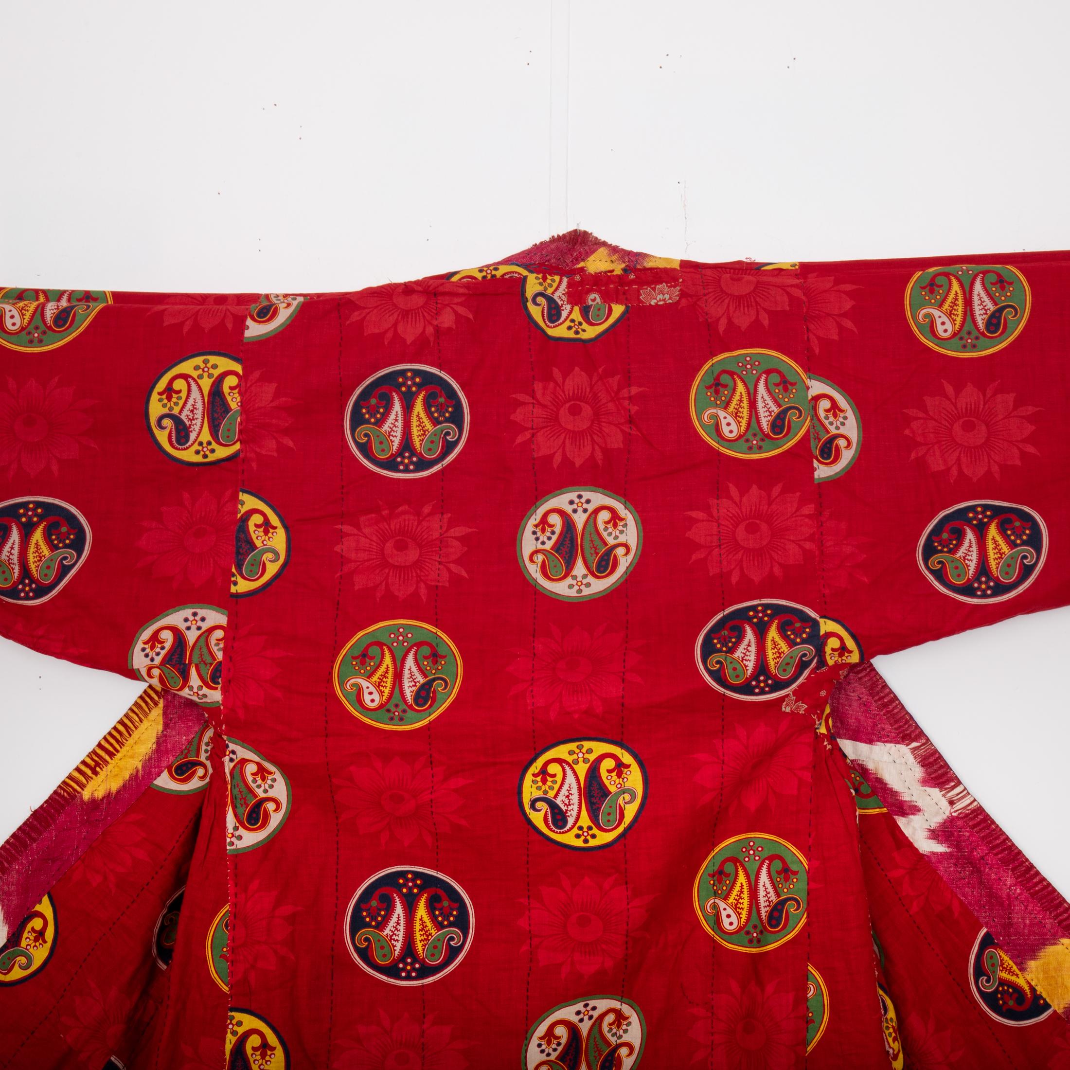 Antiker Samt Chapan, Usbekistan, Anfang 20. im Angebot 1