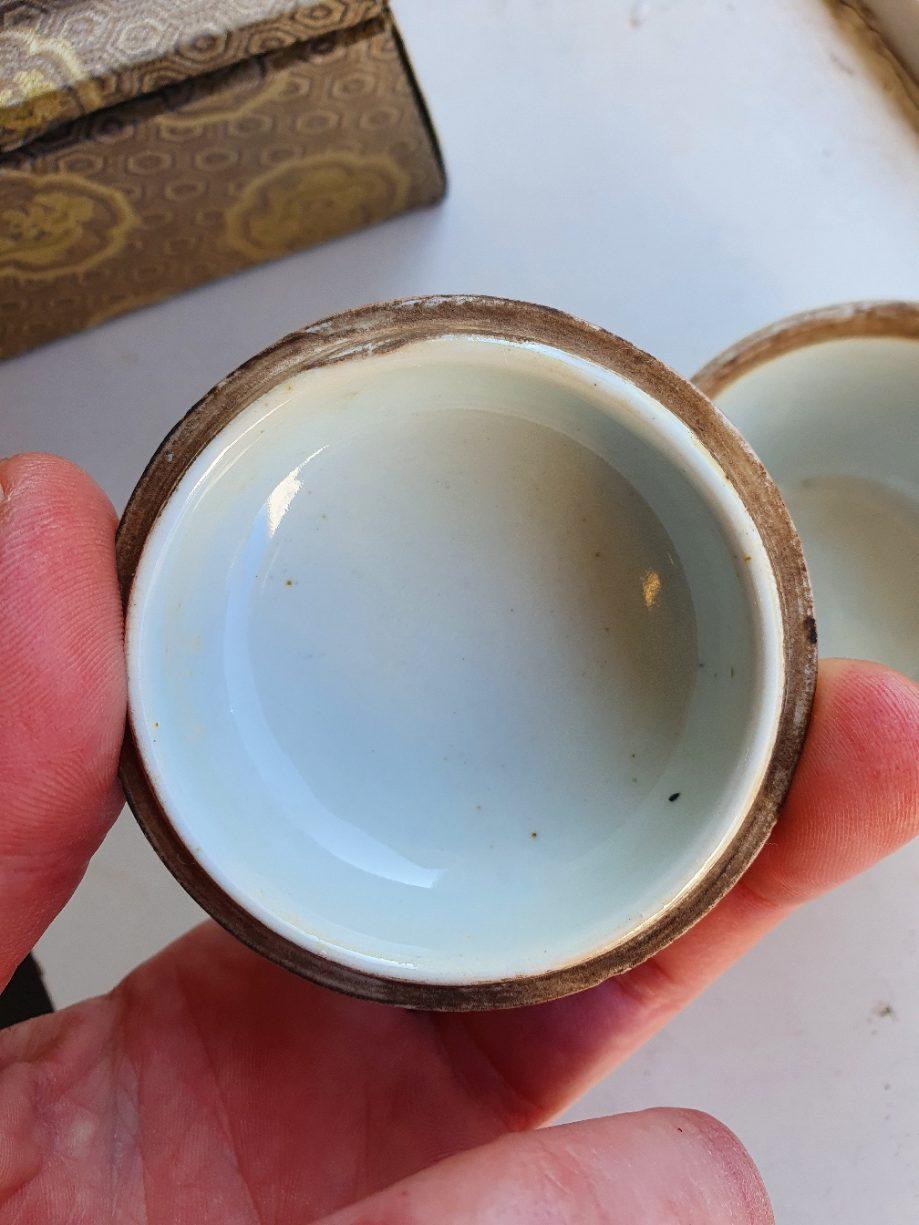 Antique Small 18/19C Chinese Porcelain Thai Bencharong Jar Thepphanom with No 1