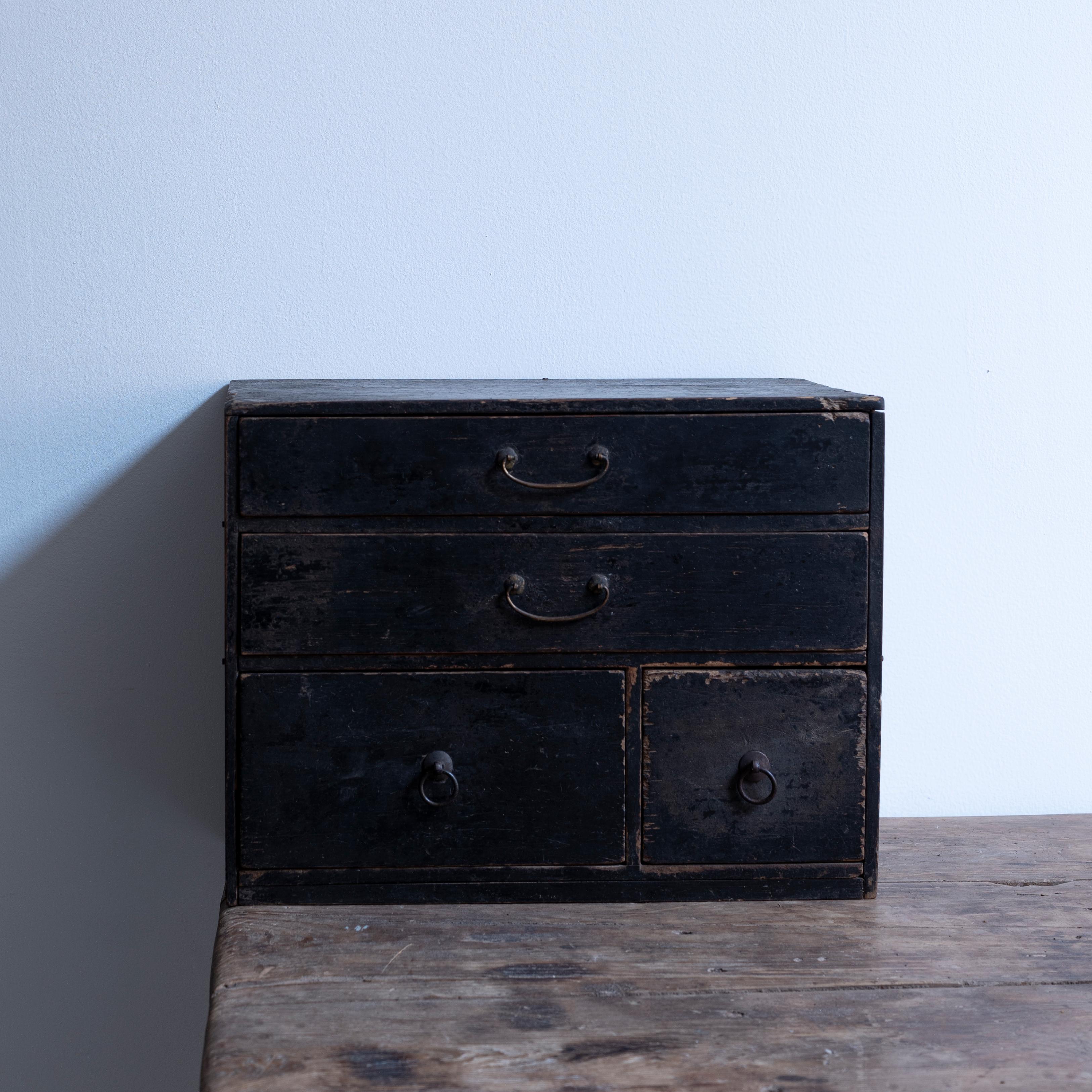 Japanese Antique Small Chest of Drawers from 19th Century, Japan For Sale