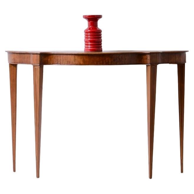 Antike Kleine Konsole aus Nussbaum, um 1850 im Angebot