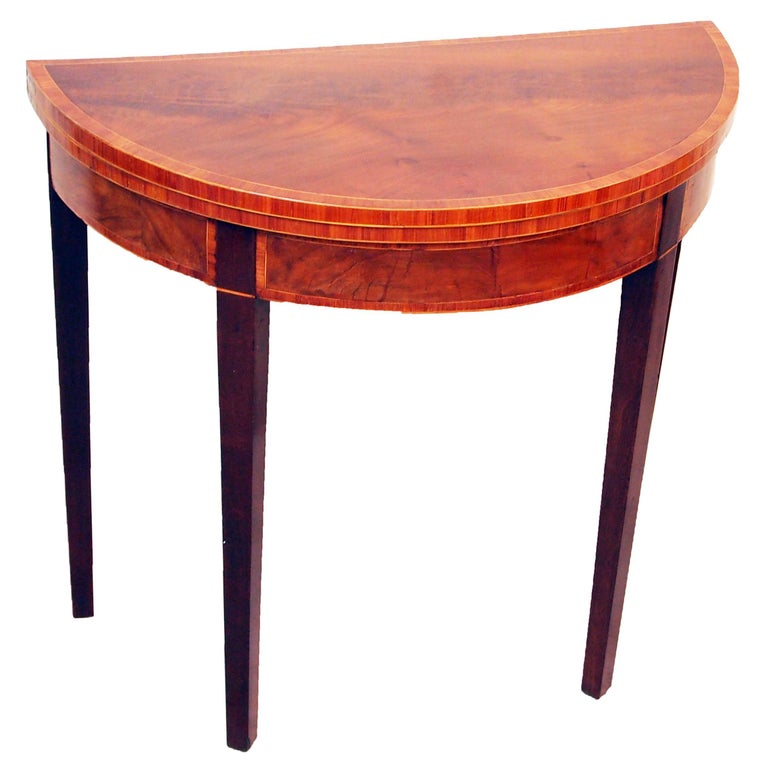 Antique Small Mahogany Card Table at 1stDibs