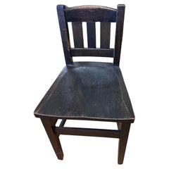 Silla de escritorio antigua pequeña y buena Stickley Brothers - W7262