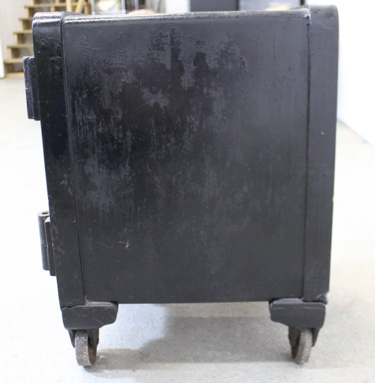 Antique Small Iron Alpine Safe on Wheels at 1stDibs antique safe on