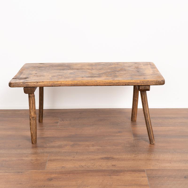 Hungarian Antique Small Low Side Table or Table Top Riser from Hungary