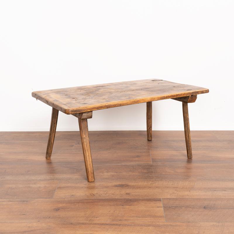 Antique Small Low Side Table or Table Top Riser from Hungary In Good Condition In Round Top, TX