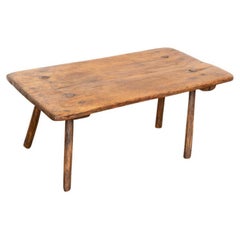 Antique Small Low Side Table or Table Top Riser from Hungary