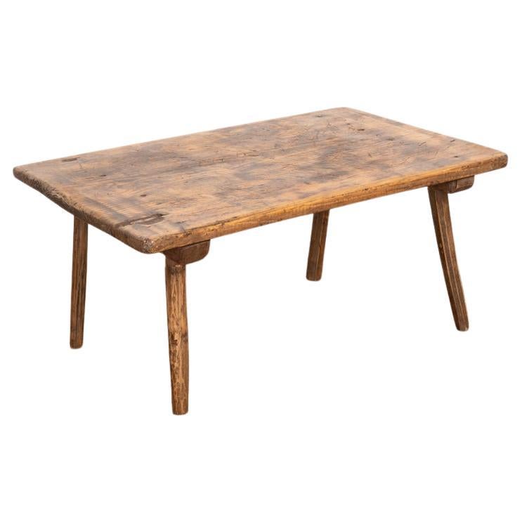 Antique Small Low Side Table or Table Top Riser from Hungary