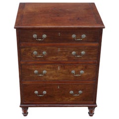 Antique Small Mahogany Chest of Drawers, 19th Century