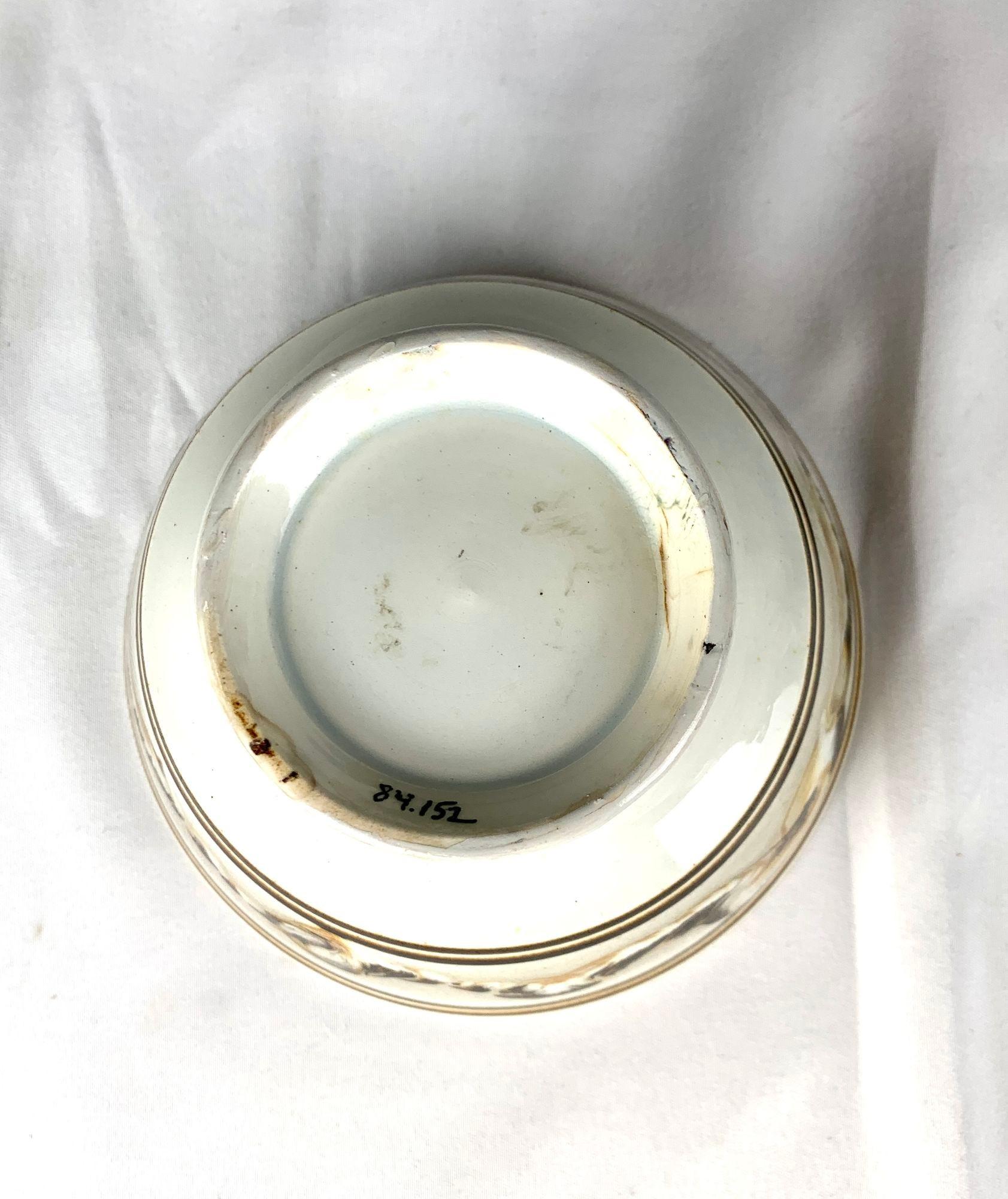 Pearlware Antique Small Mochaware Bowl England Circa 1820 For Sale