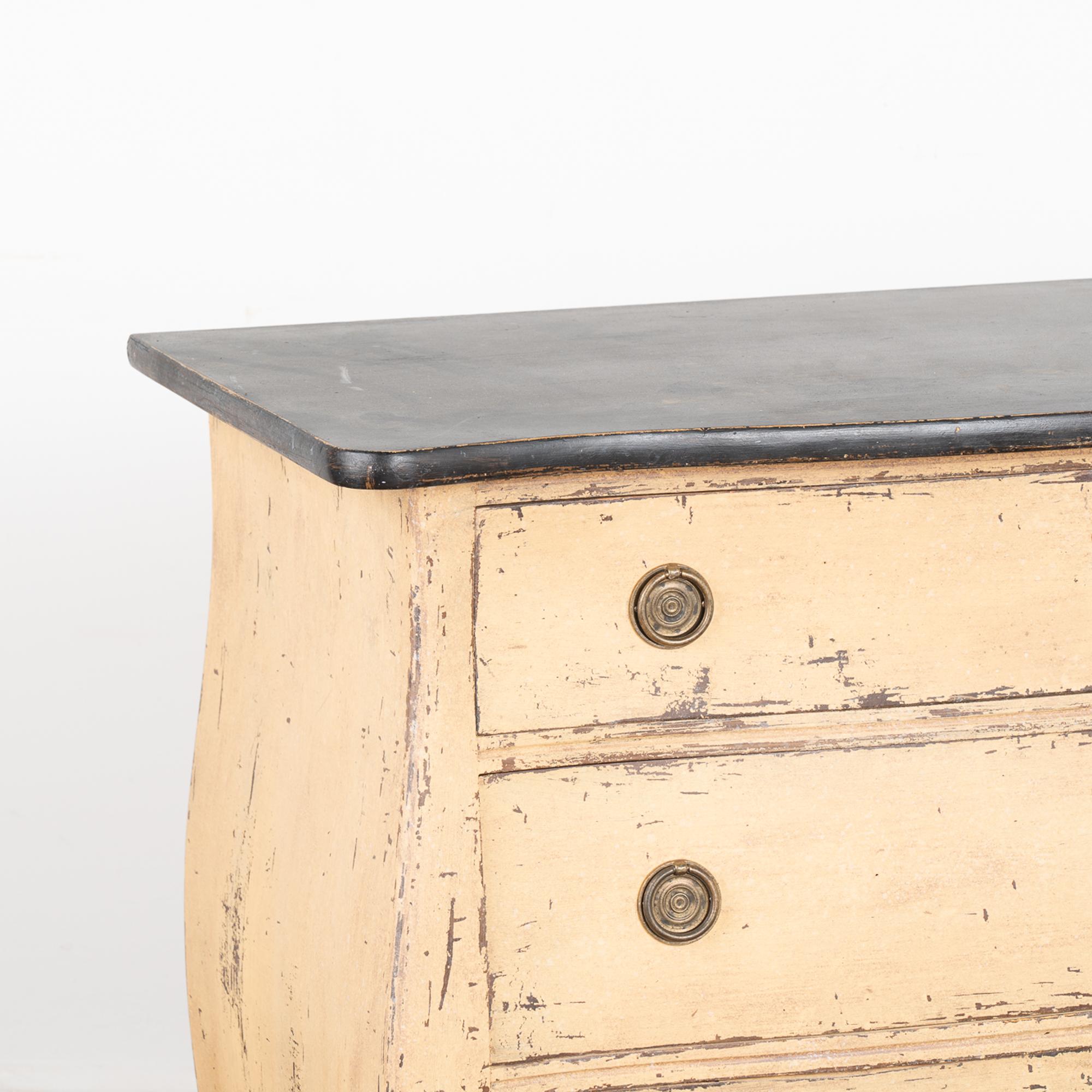 Wood Antique Small Painted Chest of Drawers, Sweden circa 1850-70 For Sale