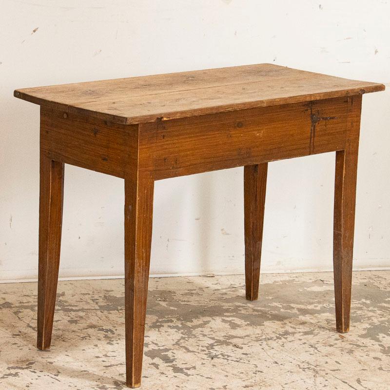 small pine side table