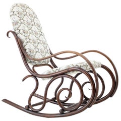 Ancien petit fauteuil à bascule /Gebruder Thonet:: 1881