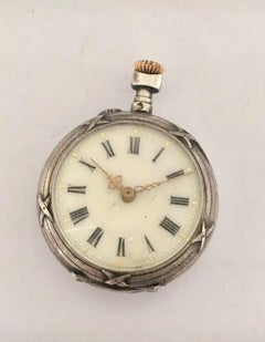 Antique Small Silver Pocket / Fob Watch