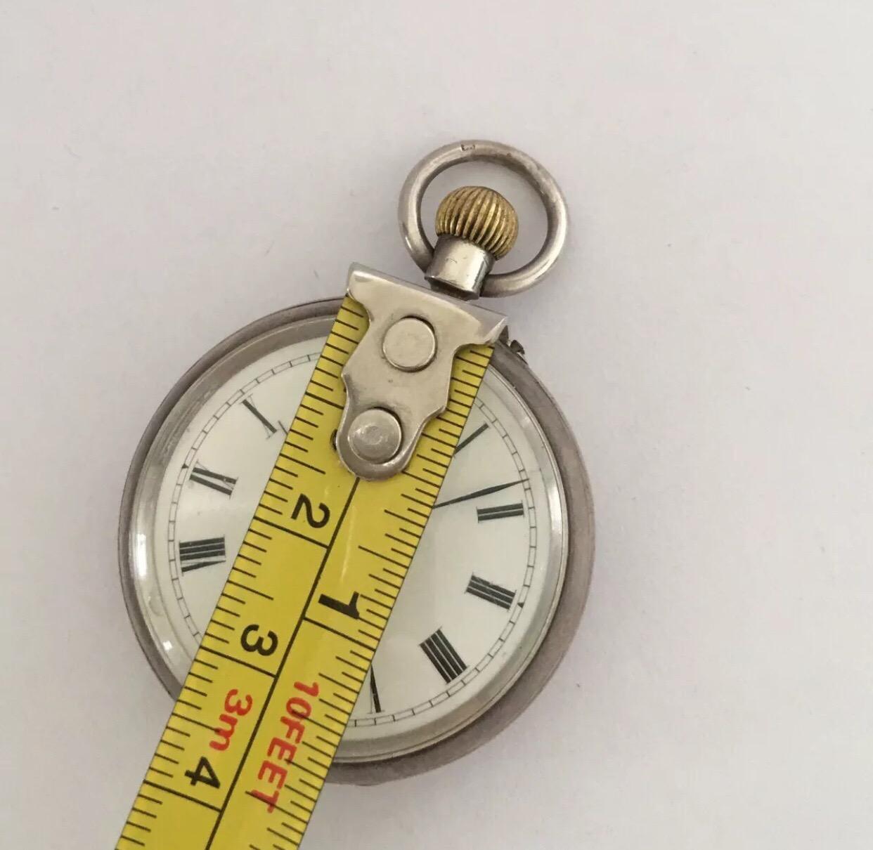 Women's or Men's Antique Small Silver Pocket Watch Signed G.E. Frodsham London No.1974