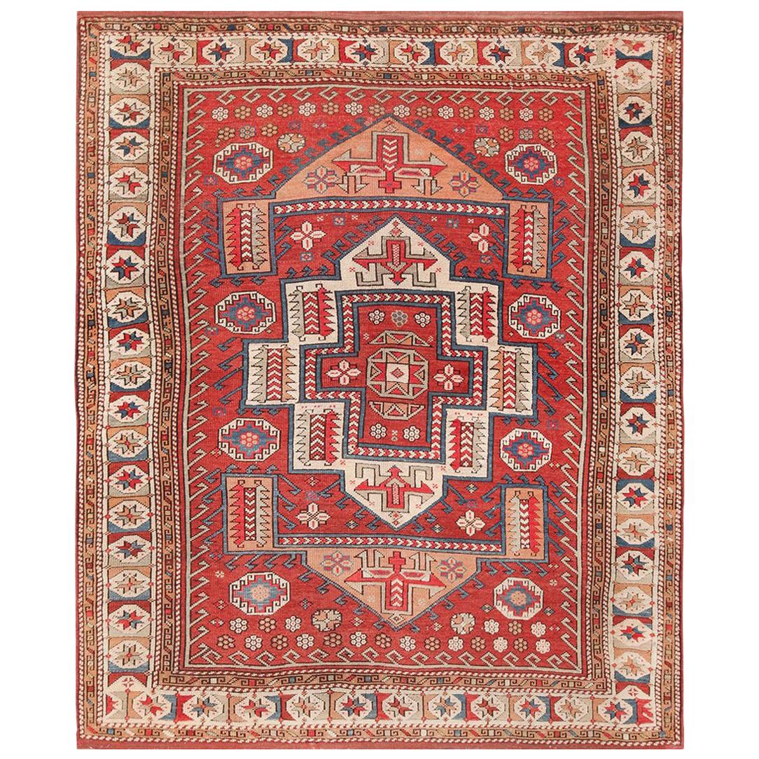 Antique Small Size West Anatolian Bergama Rug. Size: 5 ft 6 in x 7 ft 