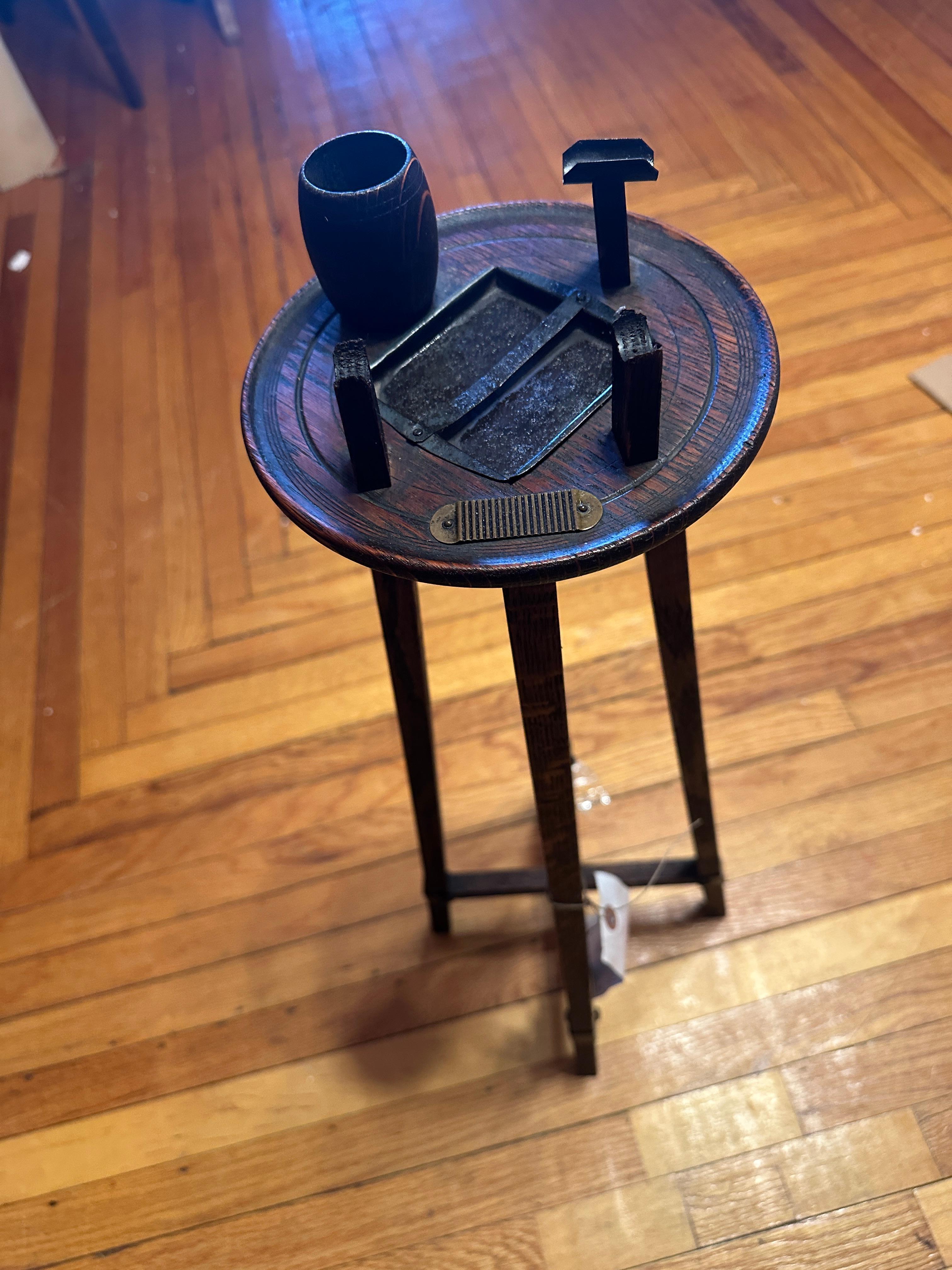 Arts and Crafts Antique Small Smoking Stand - Stickley Era - W5723