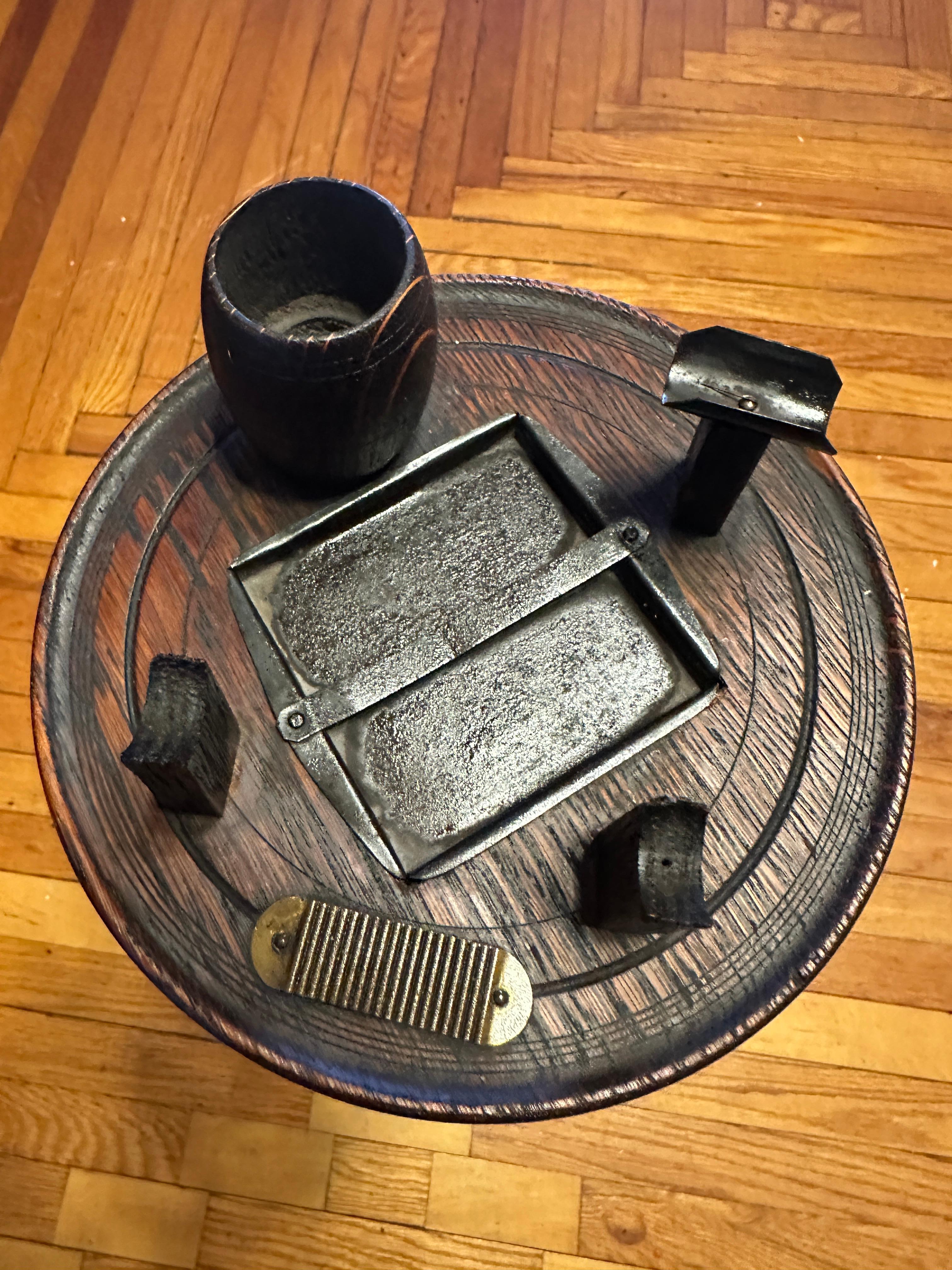 20th Century Antique Small Smoking Stand - Stickley Era - W5723