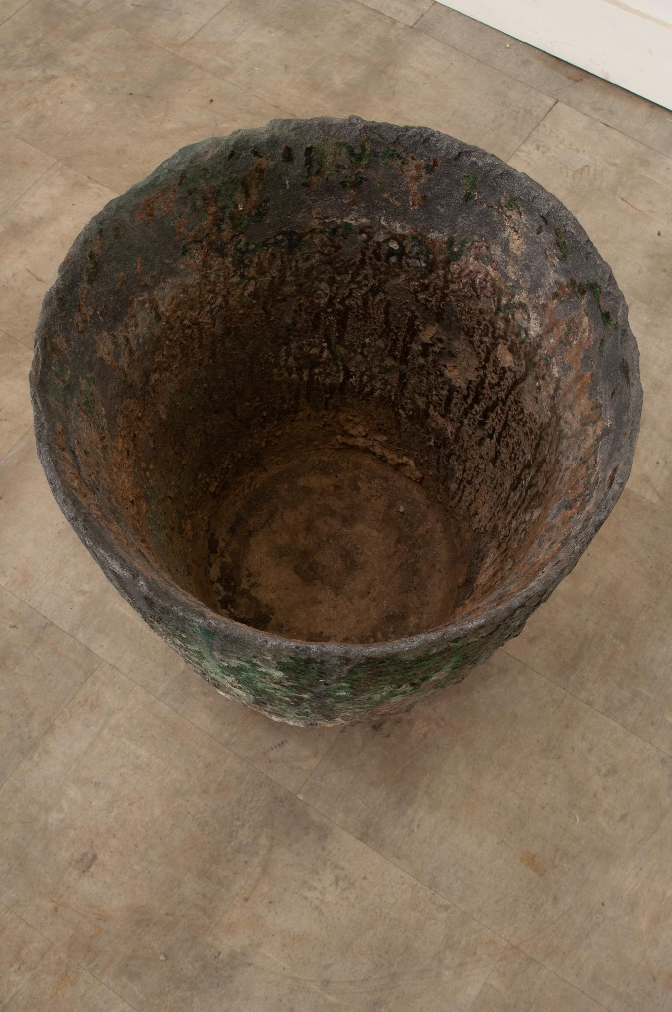 French Antique Smelting Pot For Sale