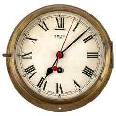 Horloge de bateau Smith ancienne de 8 jours