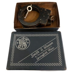 Antique Smith & Wesson Airweight Handcuffs Mod 926 in Original Box & Key 