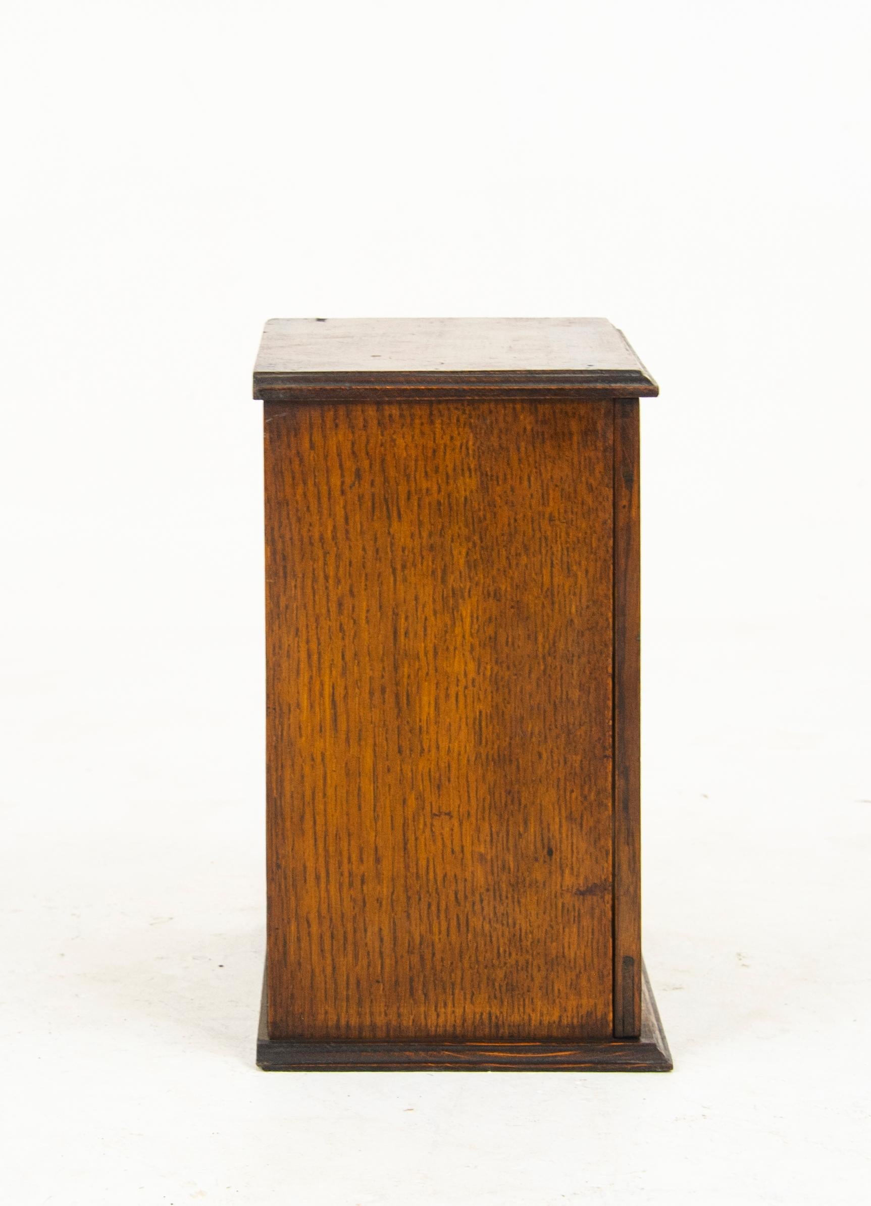 Early 20th Century Antique Smokers Cabinet, Antique Humidor, Victorian, Scotland, 1900