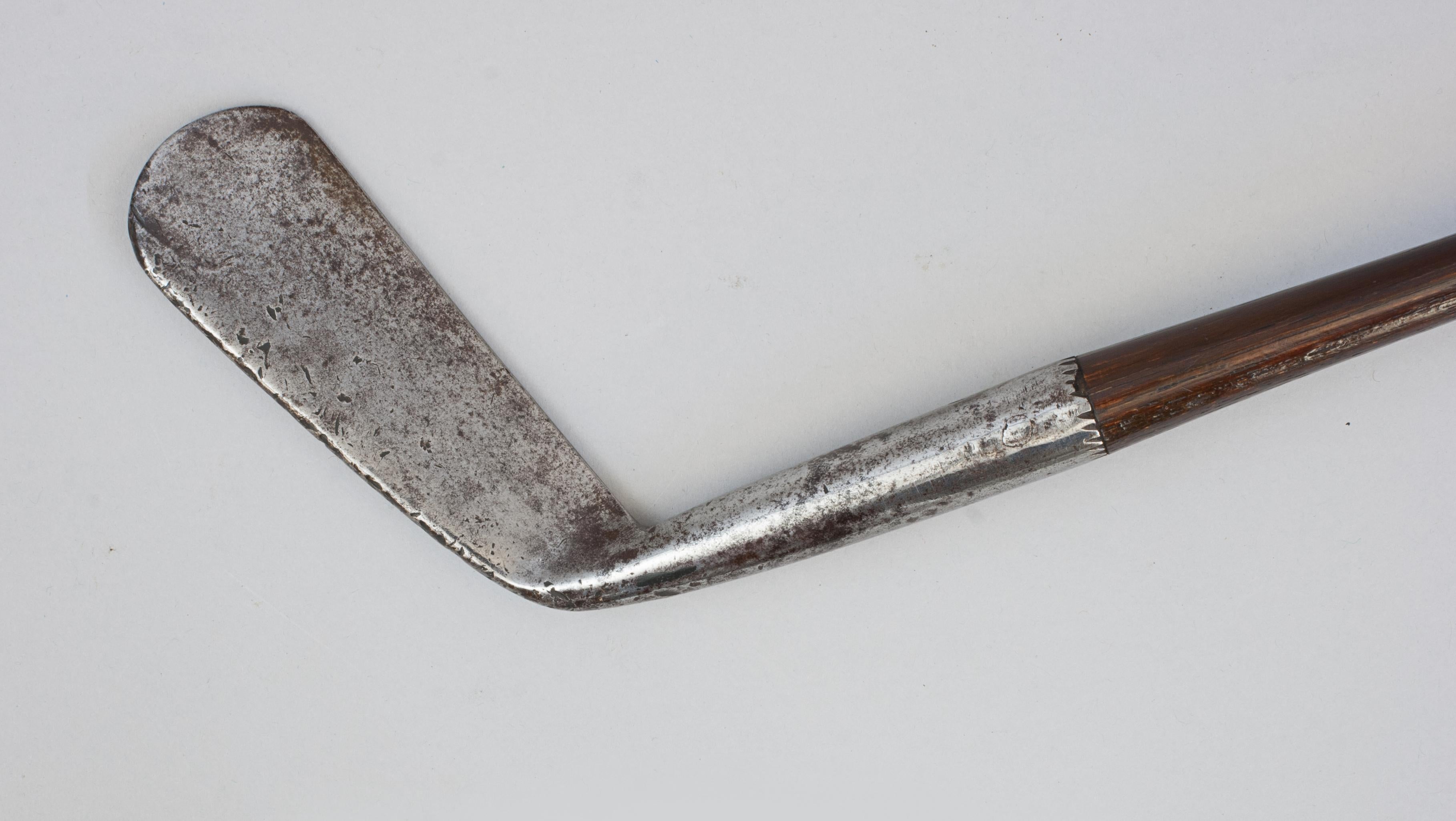 British Antique Smooth Face Cleek, Golf Club For Sale