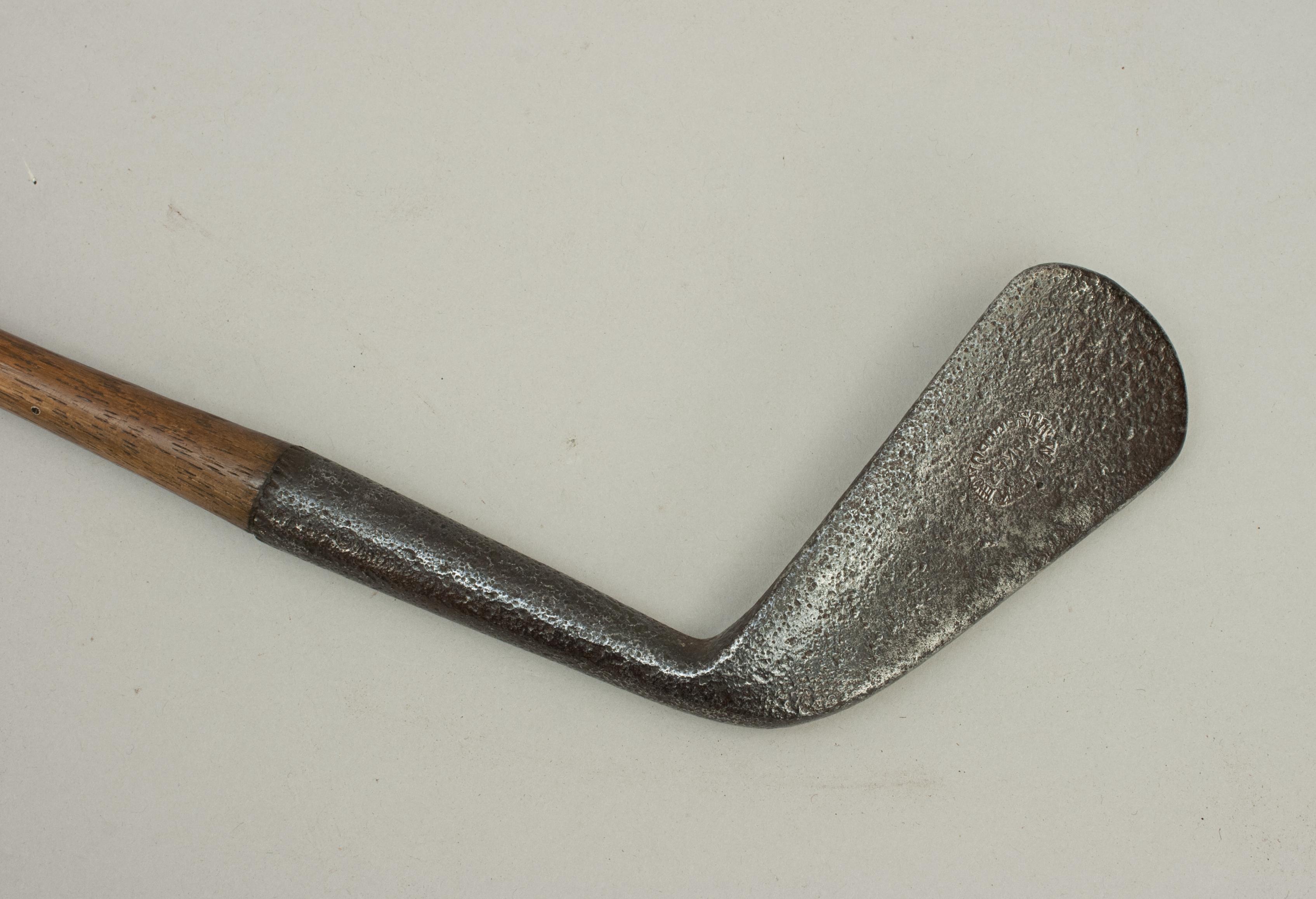 Antique Smooth Face Iron Golf Club by Willie Park of Musselburgh For Sale 3