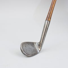 Antique Smooth Face Rut Niblick Golf Club.