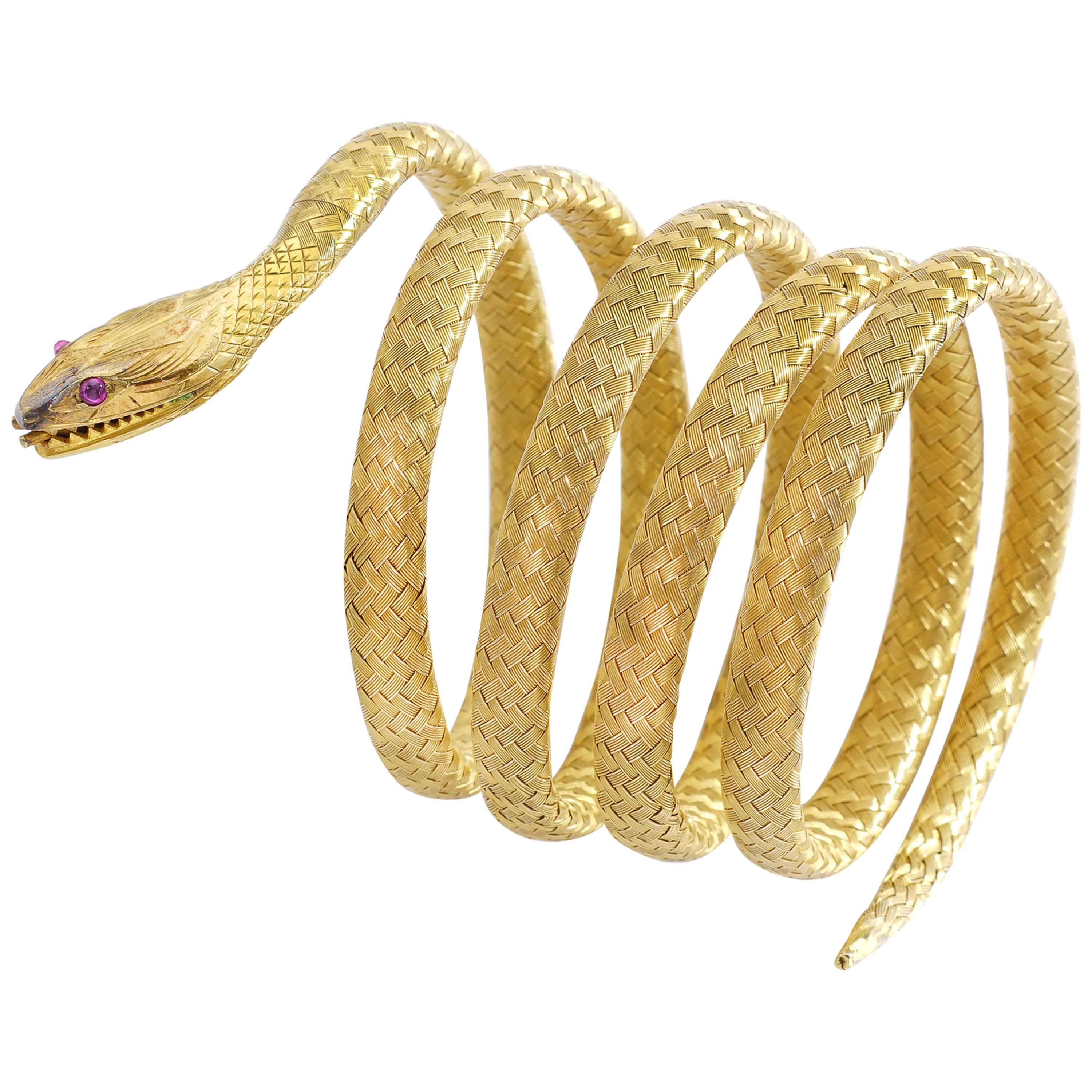 Antique Snake Bracelet