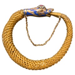 Bracelet serpent ancien