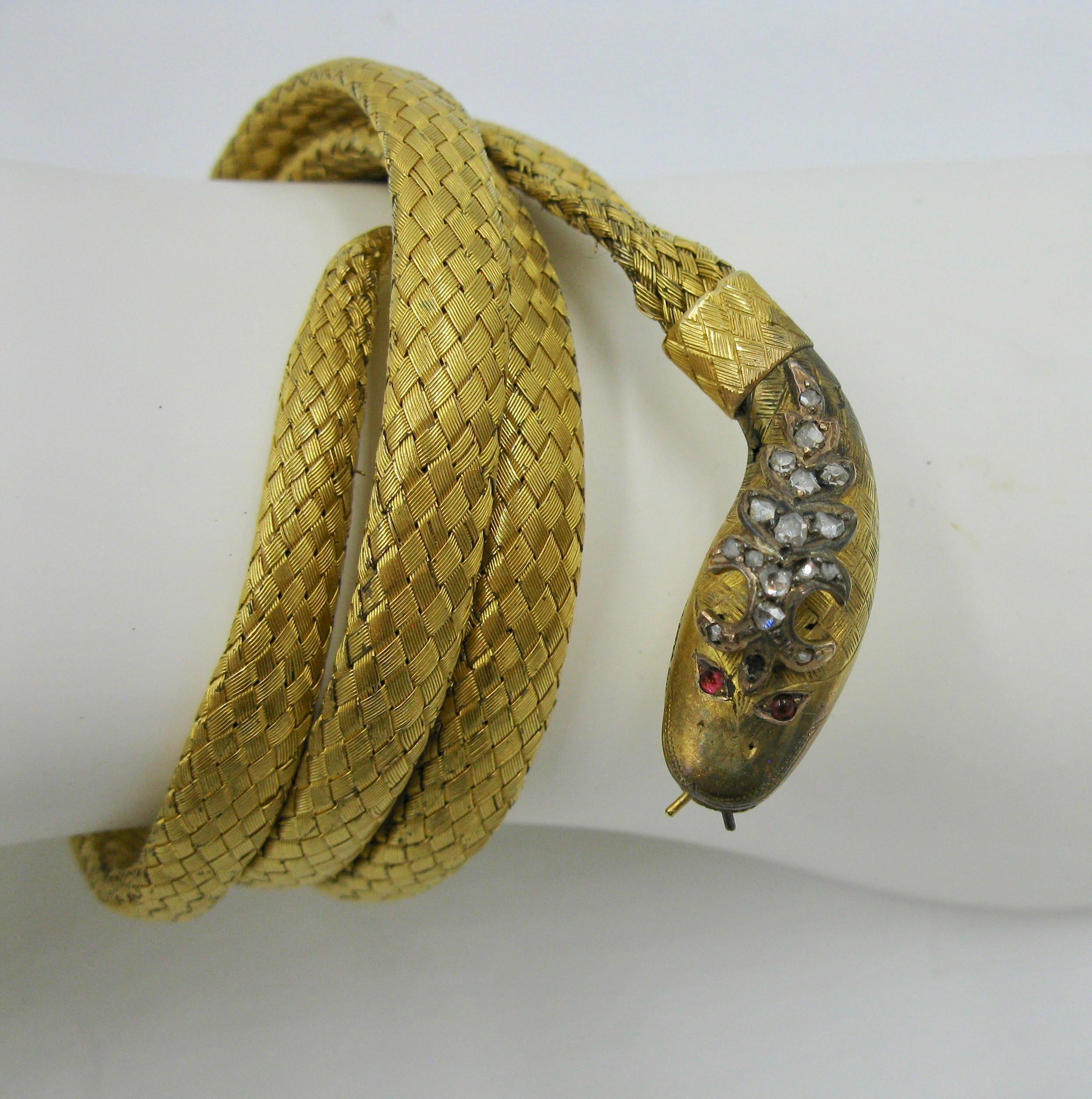 gold snake crown