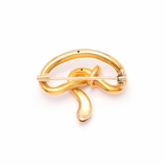 Antique snake brooch