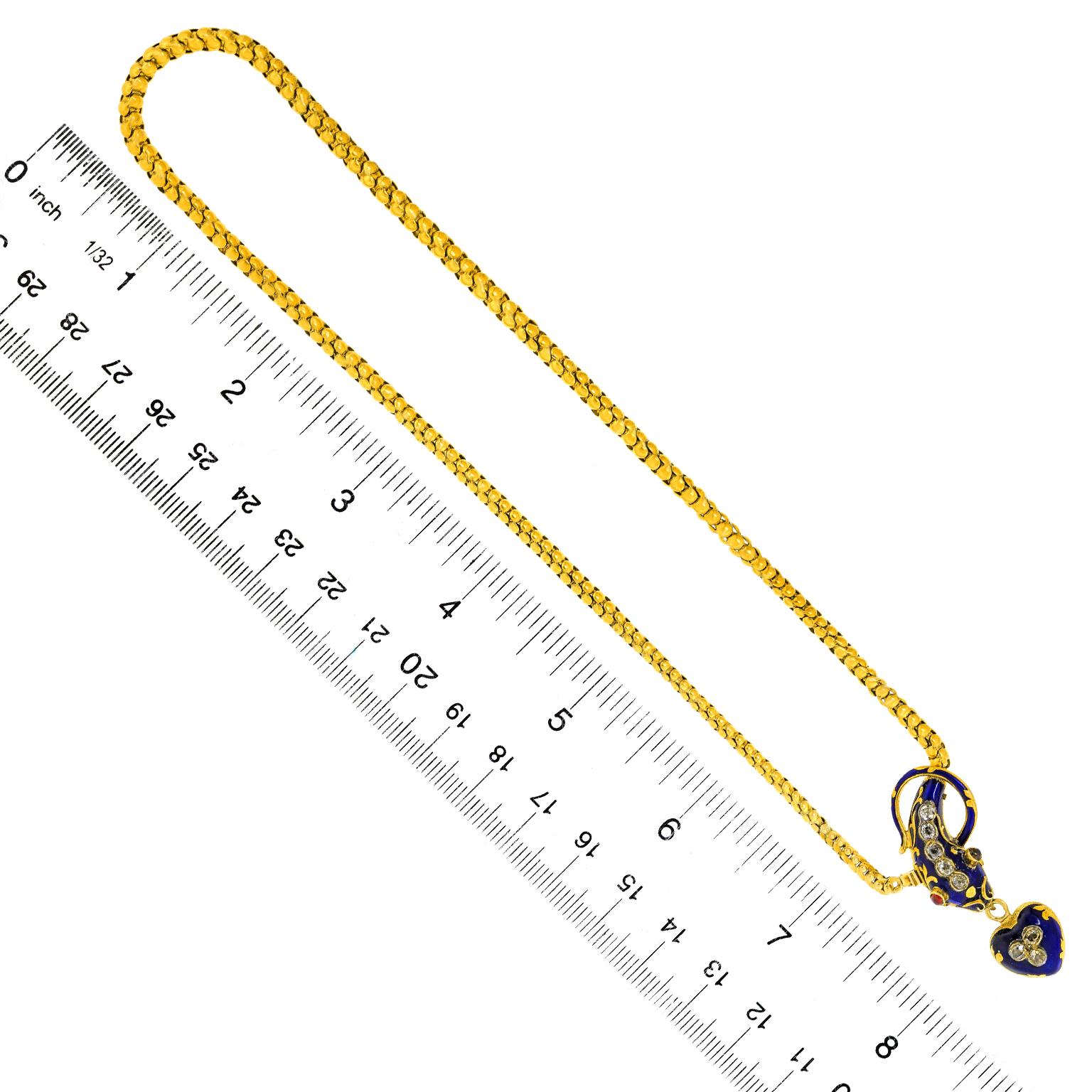 Collier serpent antique en vente 1