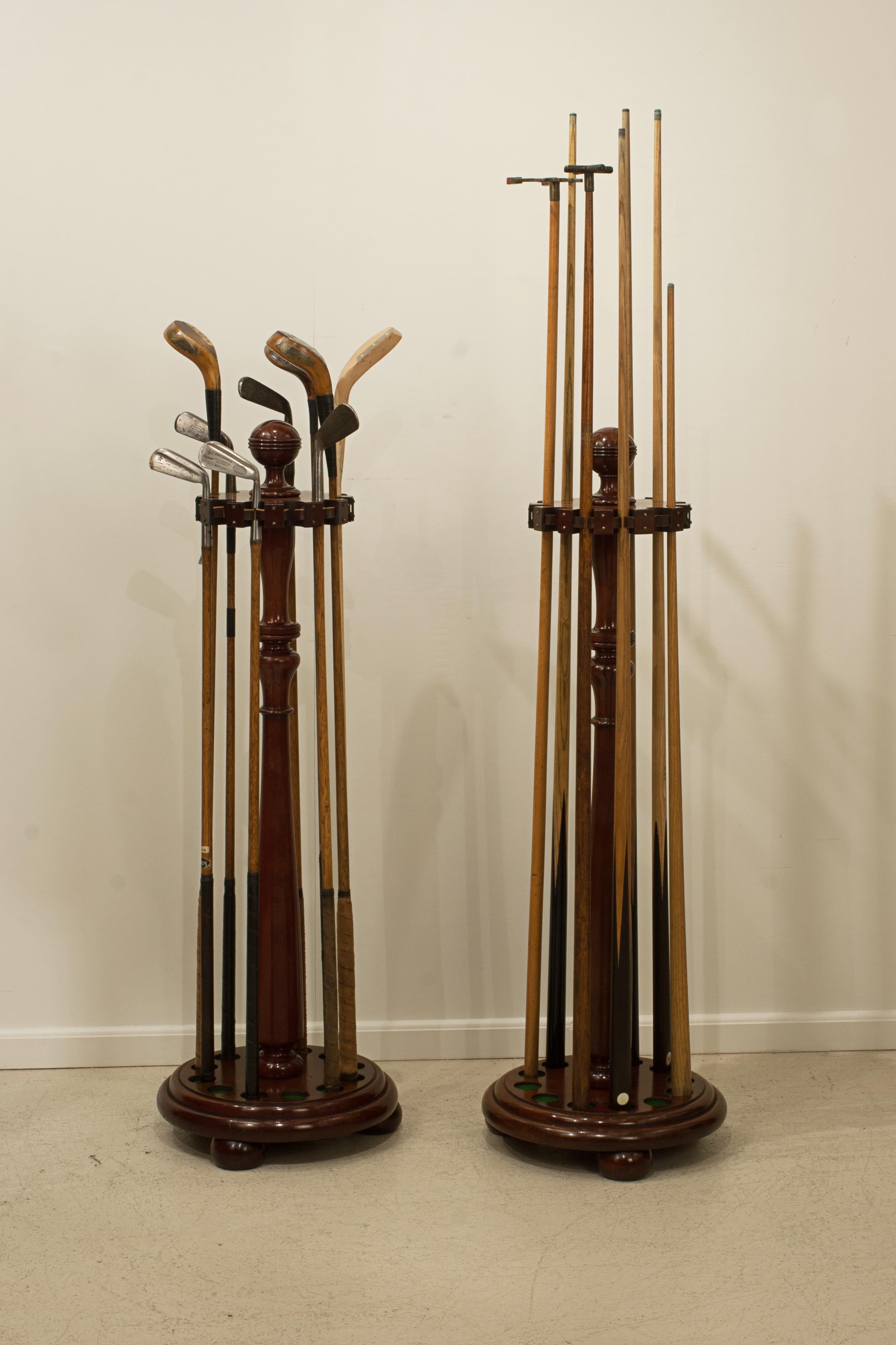 Antique, Snooker, Billiard Cue Rack 6