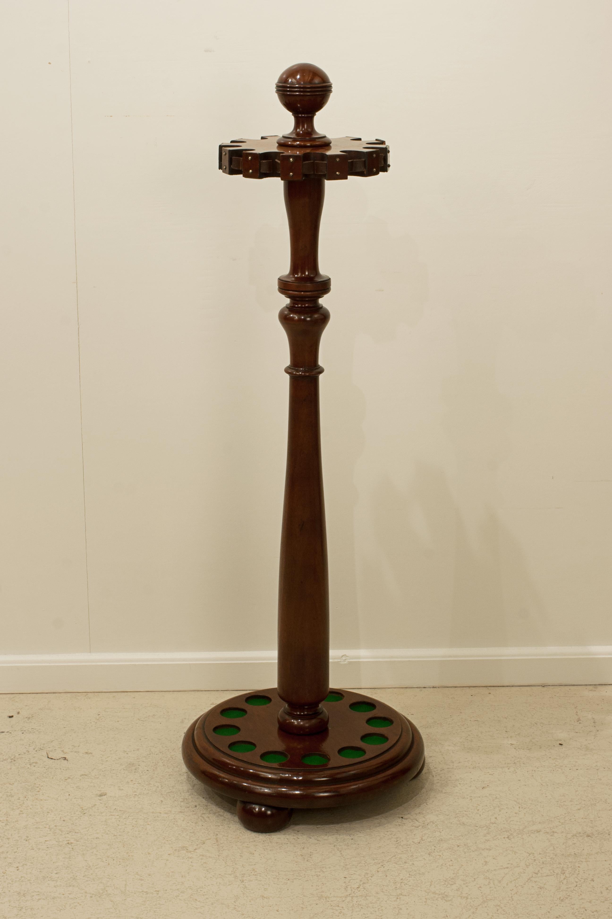 Antique, Snooker, Billiard Cue Rack 2