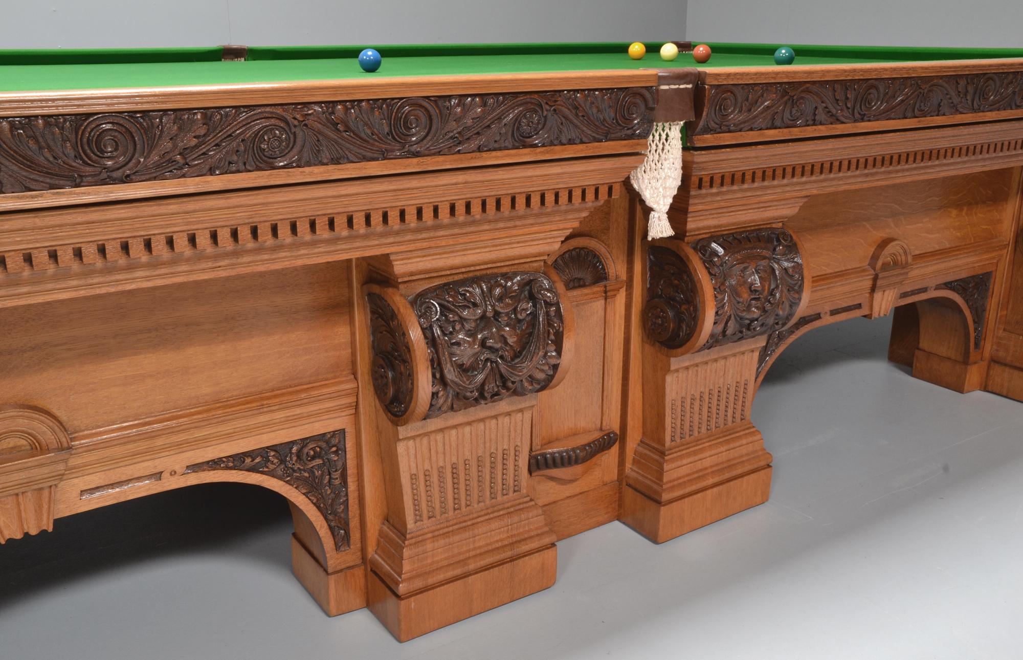 antique pool tables