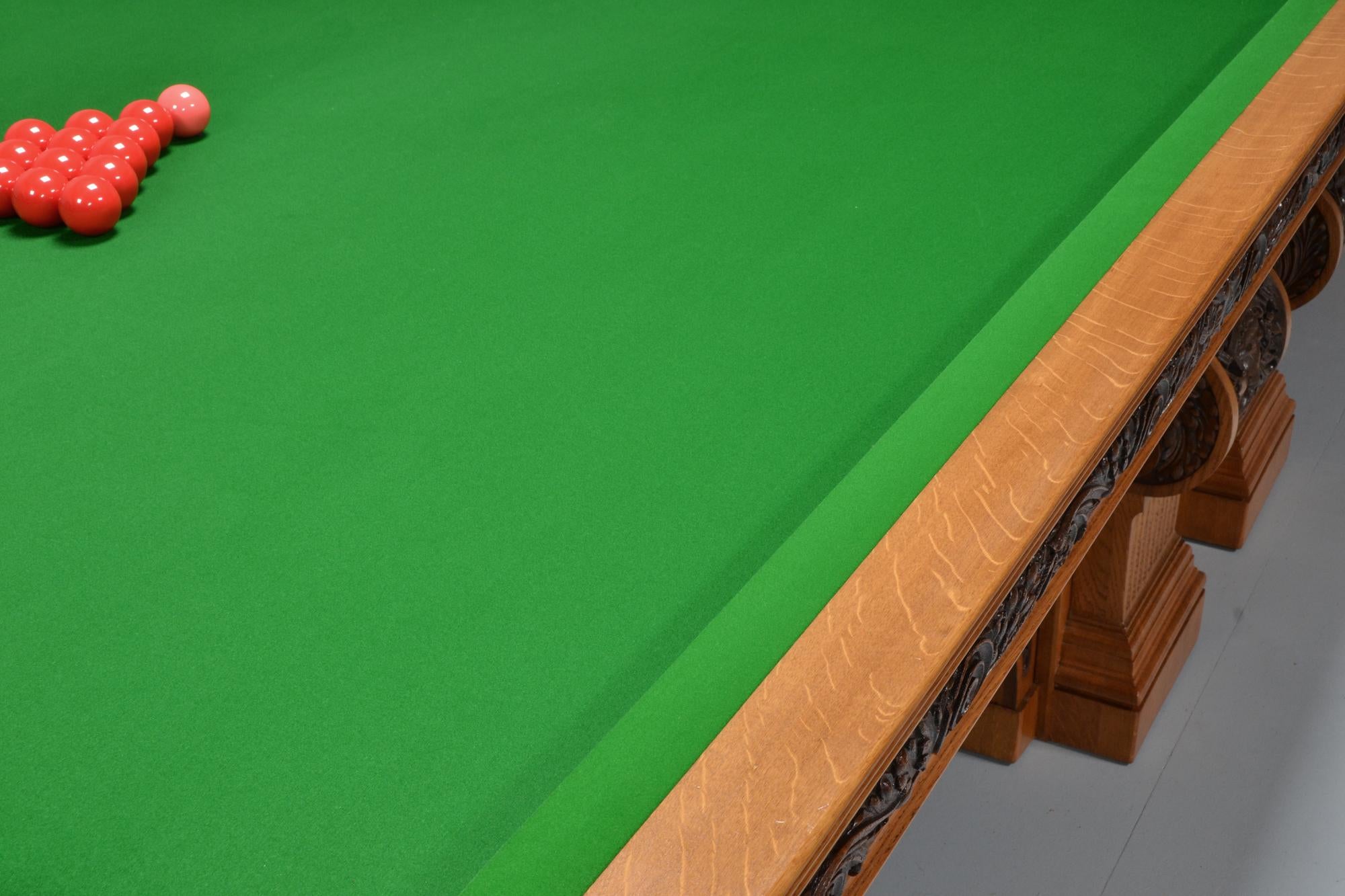 British Antique Billiard Table snooker Pool Table Magnificent FREE SHIPPING For Sale