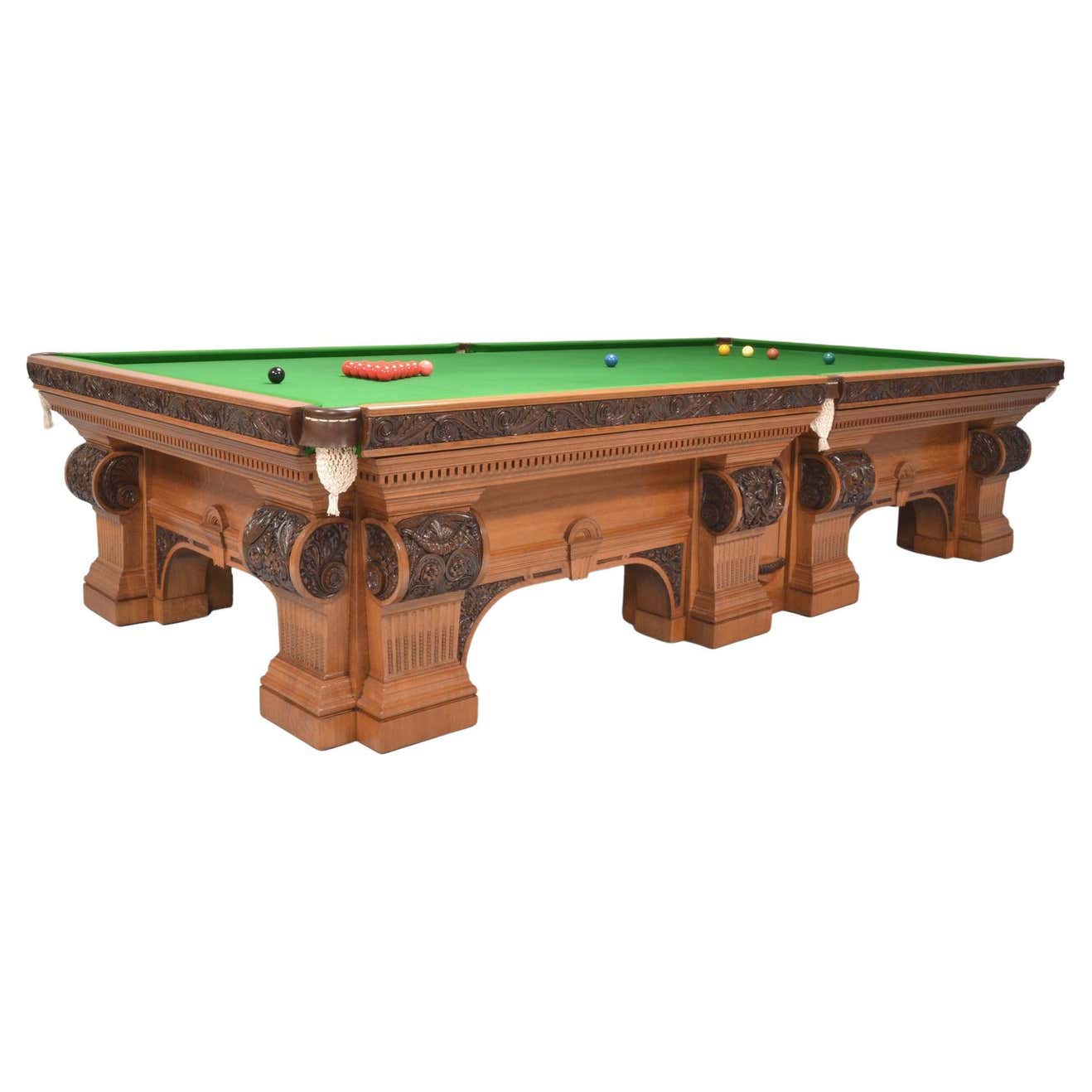 Antique Billiard Table snooker Pool Table Magnificent Exhibition ...