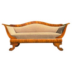 Antique sofa  Classicism - Empire  Walnut