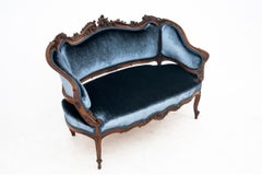 Antique sofa, France, late 19th century. After renovation.