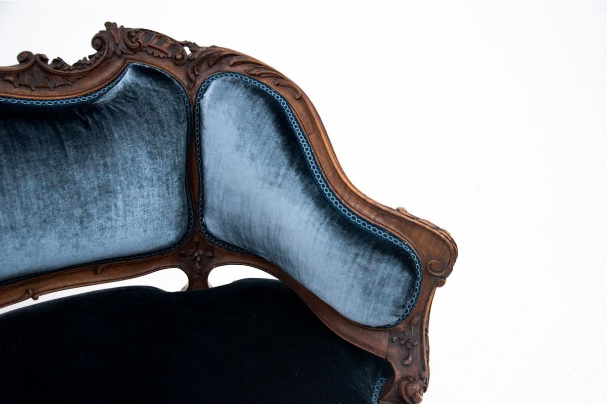 Fin du XIXe siècle Canapé ancien, France, fin du XIXe siècle. en vente